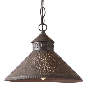 Stockbridge Shade Light wtih Chisel Design in Kettle Black