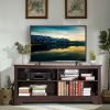 58 Inch Wooden Entertainment Media Center TV Stand