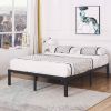 Full Heavy Duty Metal Platform Bed Frame with Wood Slats 3,500 lbs Weight Limit