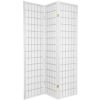 Japanese Asian Style 3-Panel Room Divider Shoji Screen in White