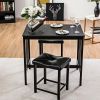 3 Pieces Modern Counter Height Dining Set