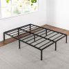 King size Modern Black Metal Heavy Duty Platform Bed Frame