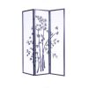 3-Panel Asian Shoji Screen Room Divider with Bamboo Print