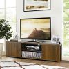 Classic Style TV Console Cabinet for 65-Inch TV with 2 Cable Management Holes